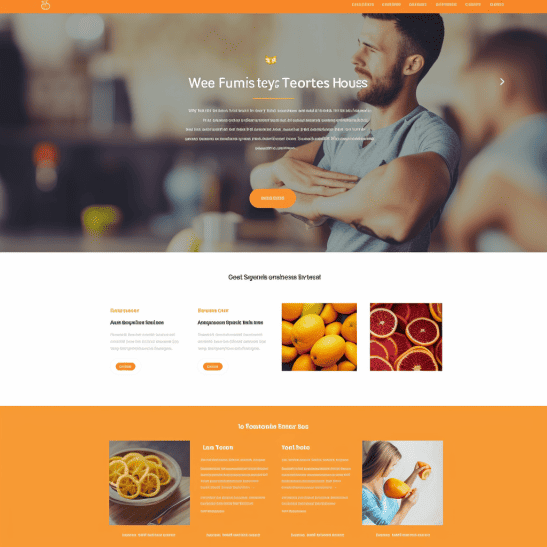 A visually appealing WordPress website showcasing different features and elements.