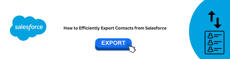 Exporting contacts from Salesforce